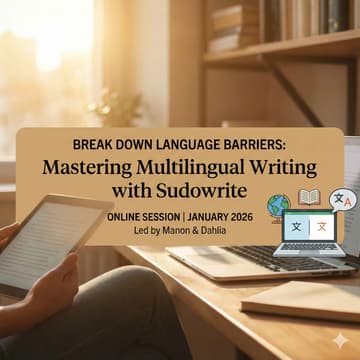 Cover Image for Quick Start: Sudowrite in Non-English Languages