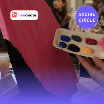 Cover Image for Abstract Purple Painting Workshop [Hey Create]