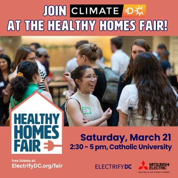 Cover Image for Climate DC x Electrify DC: Healthy Homes Fair meetup