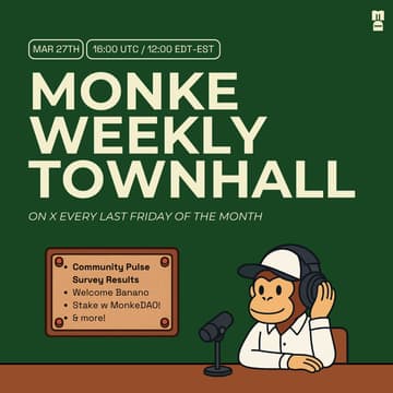 Cover Image for MonkeDAO Townhall