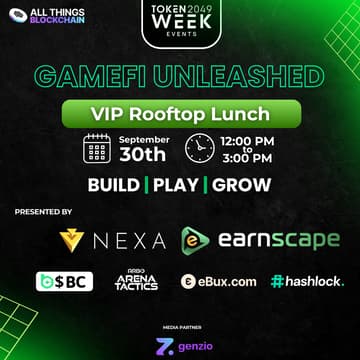 Cover Image for GAMEFI UNLEASHED ✨🎮 VIP ROOFTOP LUNCH