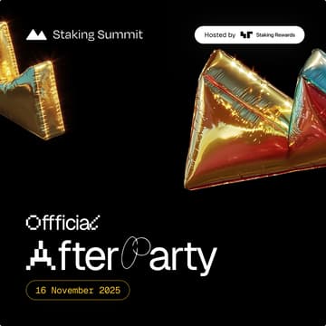 Cover Image for Official Afterparty - Staking Summit Side Event
