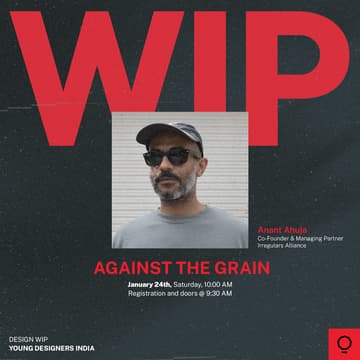Cover Image for Design Over Breakfast WIP - Against The Grain w/ Anant Ahuja