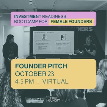 Cover Image for Investment Readiness Bootcamp Founder Pitch