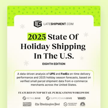 Cover Image for [Media Briefing] 2025 State of Holiday Shipping (8th Ed.)