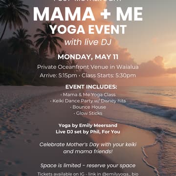 Cover Image for post-Mother's Day Mama & Keiki Yoga
