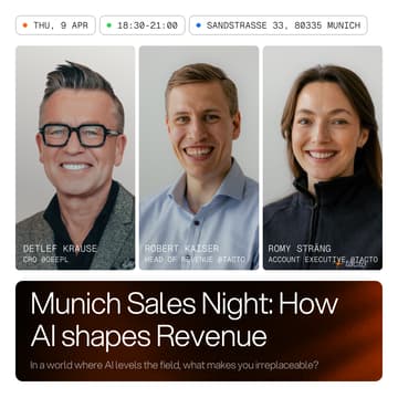 Cover Image for Munich Sales Night: How AI shapes Revenue