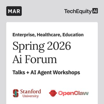 Cover Image for Spring 2026 Ai Forum: Talks + AI Agent Workshops, Ft Stanford & OpenClaw