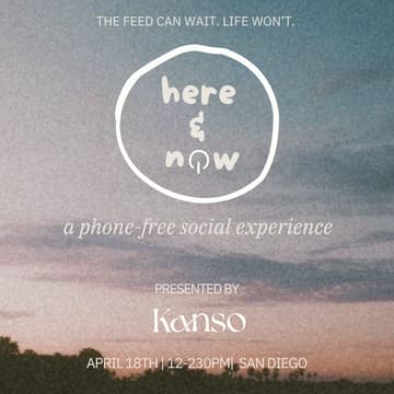 Cover Image for Here & Now: A Phone-Free Experience (San Diego)