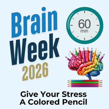 Cover Image for Give Your Stress A Colored Pencil (Brain Week 2026)