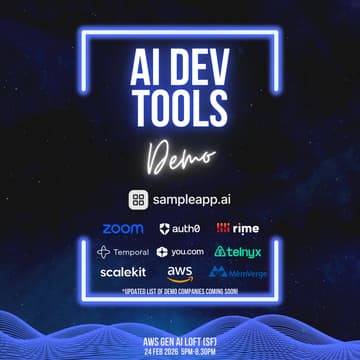 Cover Image for AI Dev Tool Demo Night @ AWS Builder Loft (#4th Edition)