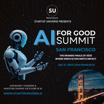 Cover Image for Startup Universe: AI for Good Summit, San Francisco