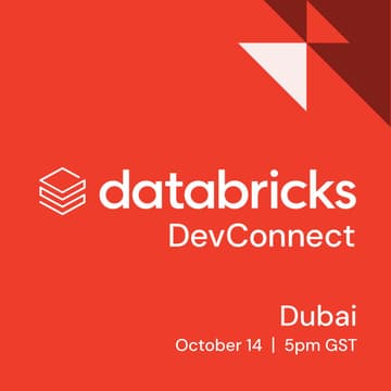 Cover Image for Databricks DevConnect | Dubai