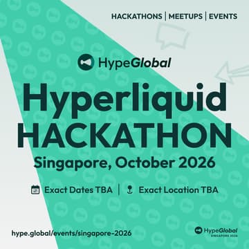 Cover Image for HYPE Singapore | Hyperliquid Hackathon @ TOKEN2049