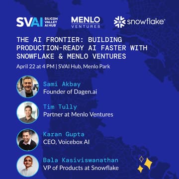 Cover Image for The AI Frontier: Building Production-Ready AI Faster with Snowflake & Menlo Ventures