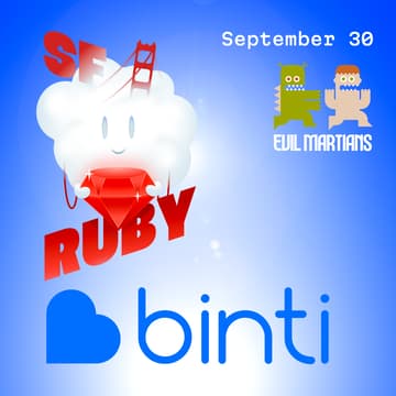 Cover Image for SF Ruby Meetup, September @ Binti