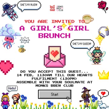 Cover Image for 🎮 QUEST UNLOCKED: Girls’ Girls Brunch