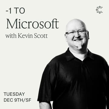 Cover Image for -1 to Microsoft with Kevin Scott