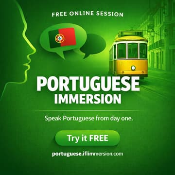 Cover Image for Portuguese Immersion XP | Free Trial - B2 Level