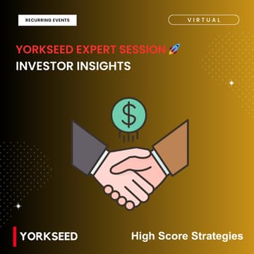 Cover Image for Valuing AI and SaaS Startups — Expert Q&A (Yorkseed Passport Series) ONLINE