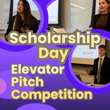 Cover Image for Scholarship Day - Elevator Pitch Competition