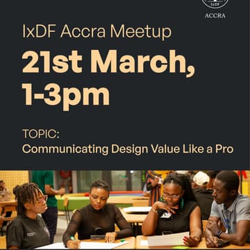 Cover Image for IxDF Q1 Meet-up