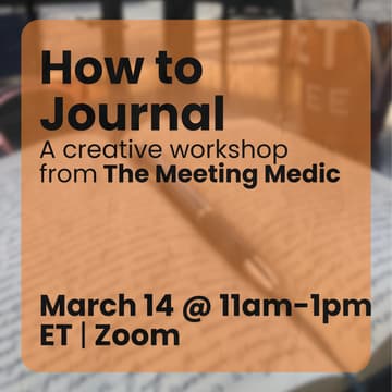Cover Image for How To Journal - The Workshop