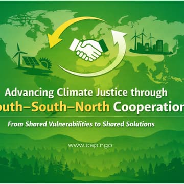 Foto de portada de Advancing Climate Justice through South–South–North Cooperation: From Shared Vulnerabilities to Shared Solutions