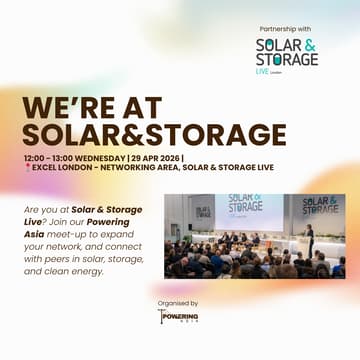 Cover Image for Powering Asia x Solar & Storage LIVE - Networking Meet-up