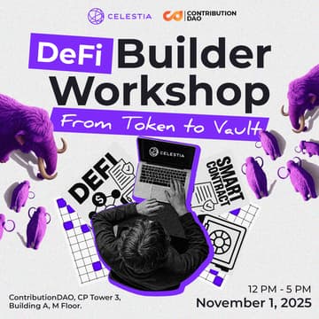 Cover Image for DeFi Builder Workshop: From Token to Vault