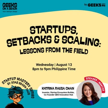 Cover Image for (S3) Startups, Setbacks & Scaling: Lessons from the Field with Kat Chan