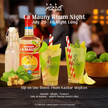 Cover Image for KAZBAR X LA MAUNY RHUM NIGHT