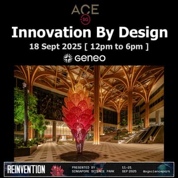 Cover Image for Innovation By Design at Singapore Design Week 2025 @Geneo