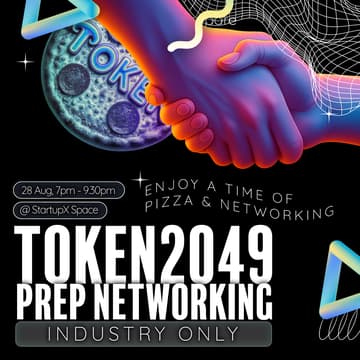 Cover Image for Web3 SG Networking: TOKEN2049 PREP (Industry Only) Aug Edition