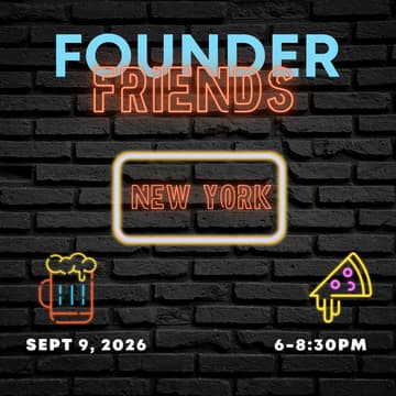 Cover Image for (TENTATIVE) Founder Friends New York