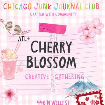 Cover Image for Cherry Blossom Junk Journal Night