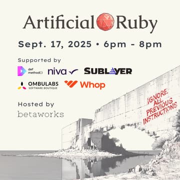 Cover Image for ArtificialRuby.ai NYC: September Meetup