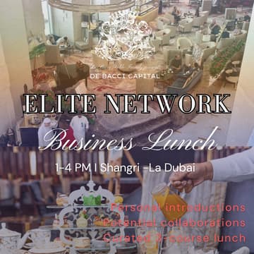 Cover Image for Elite Network Business Lunch at The Shangri-La