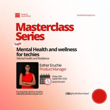 Cover Image for Mental Health and Resilience for Techies