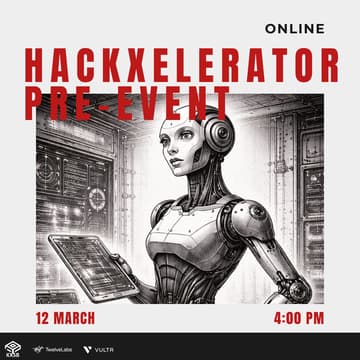 Cover Image for Agents and Robotics HackXelerator Virtual Pre-event