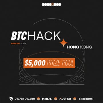 Cover Image for BTCHACK Hong Kong: Networking Pizza, VC Panel & Hackathon (Bitcoin Summit x MIDL edition)
