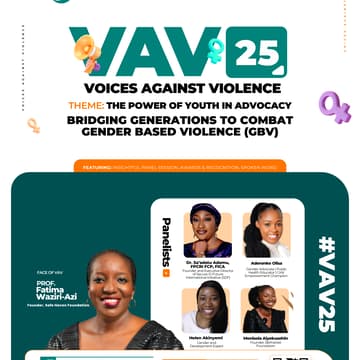 Cover Image for Voices against Violence; VAV25