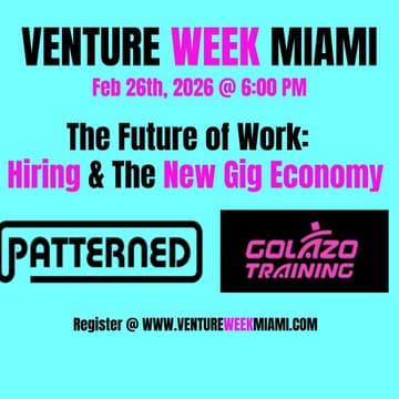 Cover Image for The Future of Work: AI Hiring & the New Sports Gig Economy - #VENTUREWEEKMIAMI