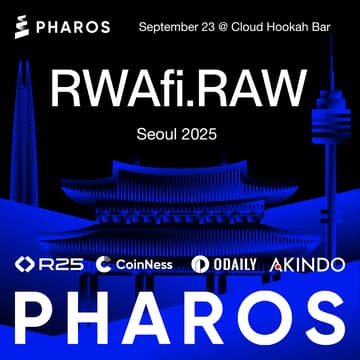 RWAfi.RAW : Pharos RWA Stakeholders Meetup & Rooftop Party @KBW의 커버 이미지