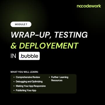 Cover Image for Module 7: Wrap-up, Testing & Deployment