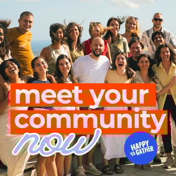 Cover Image for Happy to Gather Barcelona - Making real connections