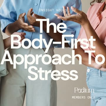 Cover Image for Insight Hours: The Body-First Approach to Stress