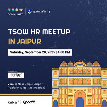 Cover Image for TSOW HR Meetup in Jaipur