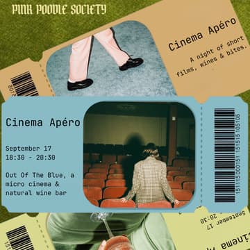 Cover Image for Paris | Cinema Apéro: natural wines, short films & meeting new creatives