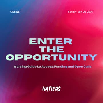 Cover Image for Enter the Opportunity: A Living Guide to Access Funding and Open Calls